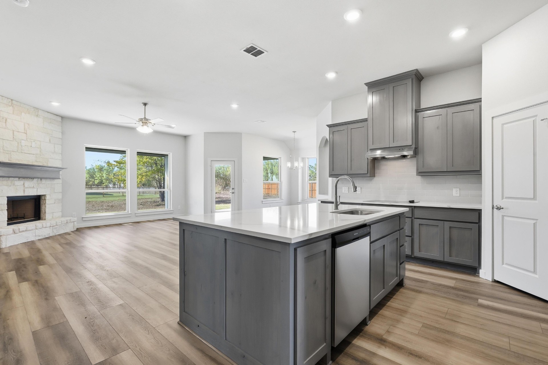 Cheldan Homes — Open-concept kitchen and living space